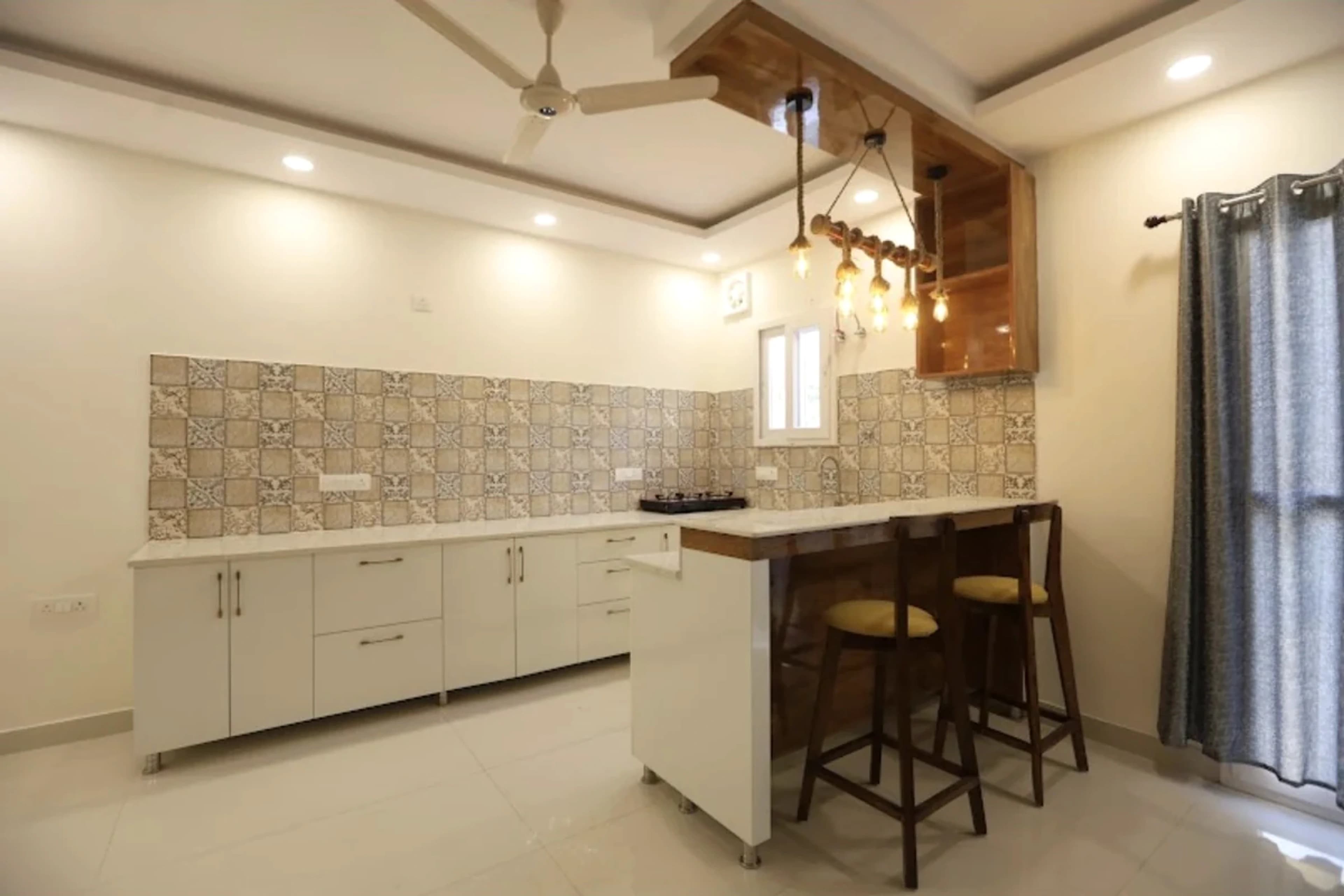 Modular kitchen at Silver Oak Estate