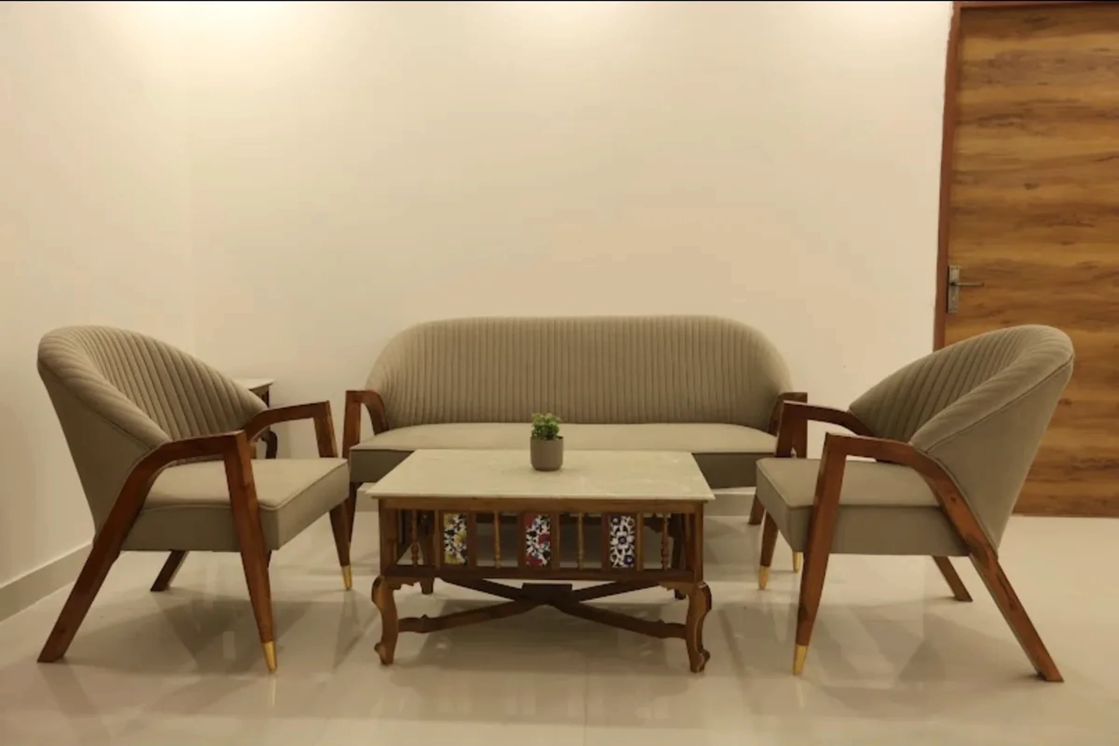 Comfortable indoor seating lounge at Silver Oak Estate